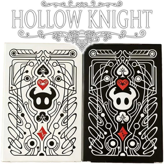Hollow Knight Standard Poker Card Set — Black & White Playing Cards, Portable Creative Board Game Gift Collection