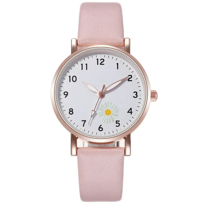 Luxury Luminous Retro Women’s Quartz Watch – Leather Strap Ladies Wristwatch