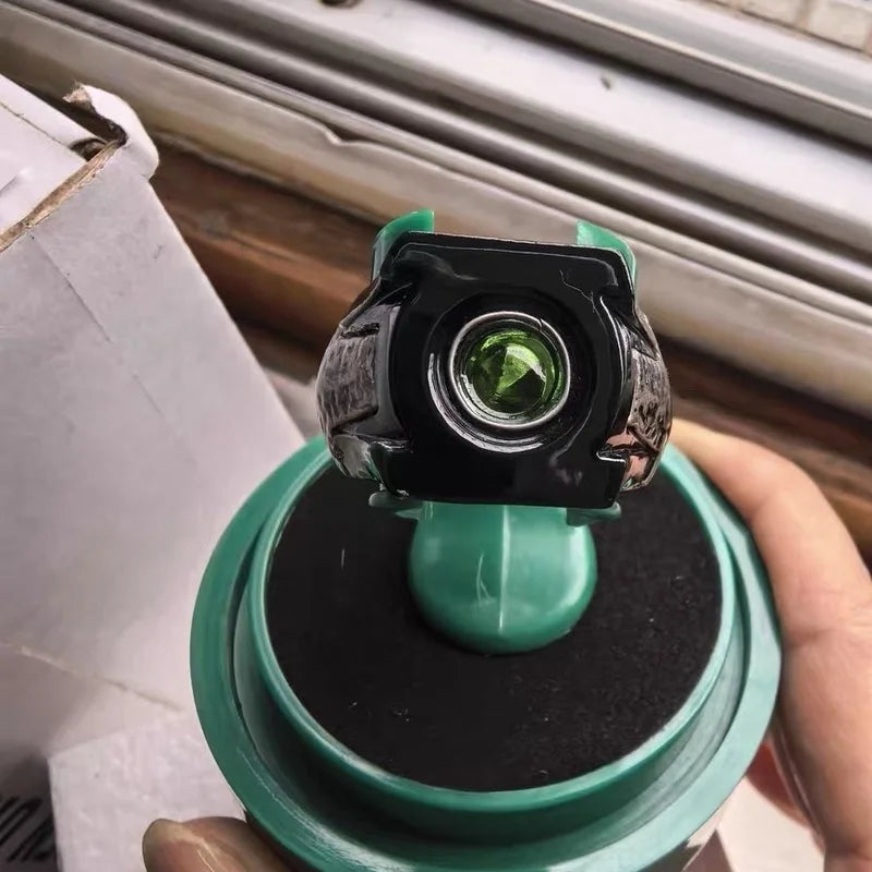 Green Lantern Ring - Official Original Cosplay Prop Collectible Gift, 2cm Inner Diameter, Random Style Shipment