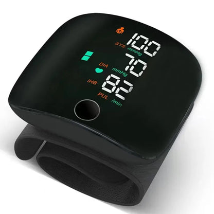 Digital Wrist Blood Pressure Monitor – Automatic Medical BP Monitor with Pulse Rate Measurement and Digital Display