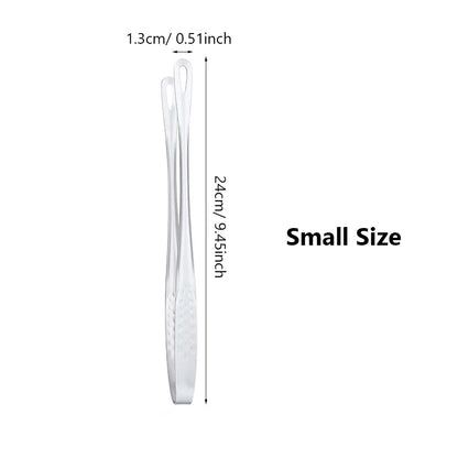 Long Stainless Steel Kitchen Tongs - Non-Slip Heat-Resistant BBQ Grill, Steak & Cooking Utensil Tool