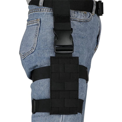 Universal Drop Leg Holster - MOLLE Thigh Platform for Hunting & Paintball with Adjustable Straps