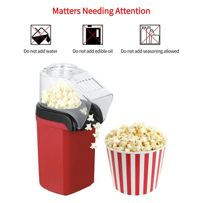Fully Automatic Mini Popcorn Machine – 110V/220V Electric Popcorn Maker for Home Kitchen Use