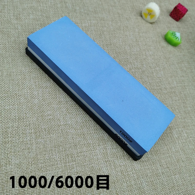 Professional Double-Sided Whetstone Knife Sharpener – Kitchen Sharpening Stone 240/600/1000/3000 Grit