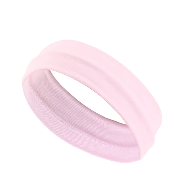 Summer Sports Headbands for Women – Solid Color Elastic Fitness, Yoga, and Running Bandanas, Stretch Makeup Hair Accessories 2023
