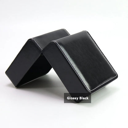 Lnofxas Black Single Watch Gift Box — PU Leather Wristwatch Display Case with Pillow, Organizer for Men