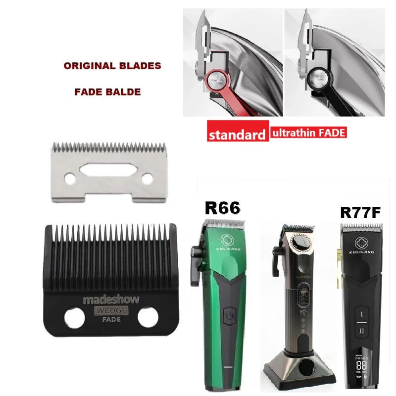 JRL Original Replacement Blade for Madeshow Clippers – M10/M5/M8F/M6/M11 Professional Trimmer Cutting Head Accessory Knife Set