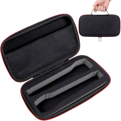 Portable EVA Wireless Microphone Storage Case – Shockproof Hard Carry Bag with Cable & Accessory Organizer