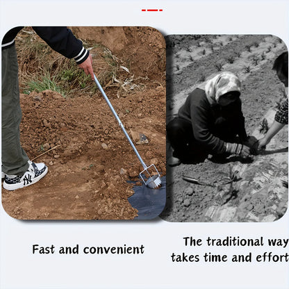 Plastic Film Perforator Tool - Telescopic Punch for Garden, Horticulture & Agricultural Planting
