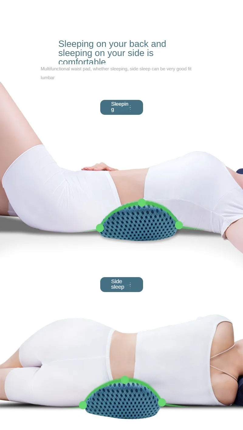 Breathable Memory Foam Cushion – Car Seat, Waist & Lumbar Support Pillow, Bed & Sleeping Interior Accessories