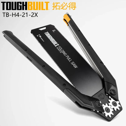 TOUGHBUILT TB-H4-21-2X Folding Hand Saw - Fast, Efficient Fine-Cutting Manual Panel Saw