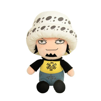 25CM One Piece Anime Plush Toys - Luffy, Chopper, Ace and Zoro Cute Stuffed Character Dolls for Fans and Gifts