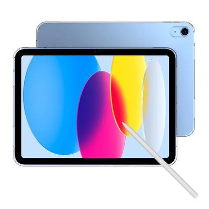 Ultra-Thin Transparent iPad Case - Soft Silicone Protective Cover for iPad A16, 10th Gen, Air 4/5 & Pro 11" Models