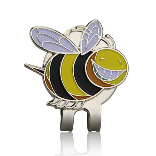 Golf Ball Marker with Hat Clip – Magnetic Alloy Marker, Tiger Putter Flog Glass & Lucky Clover Gift for Golfers