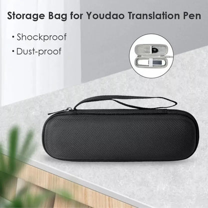 Portable EVA Storage Case — Protective Carrying Bag for IFLYTEK AIP-S10 Translator Pen, Travel Organizer Holder