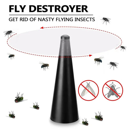 Outdoor Kitchen Fly Repellent Fan - Food Protector to Keep Flies and Bugs Away - Household Pest Repellent Table Fan for Food Safety
