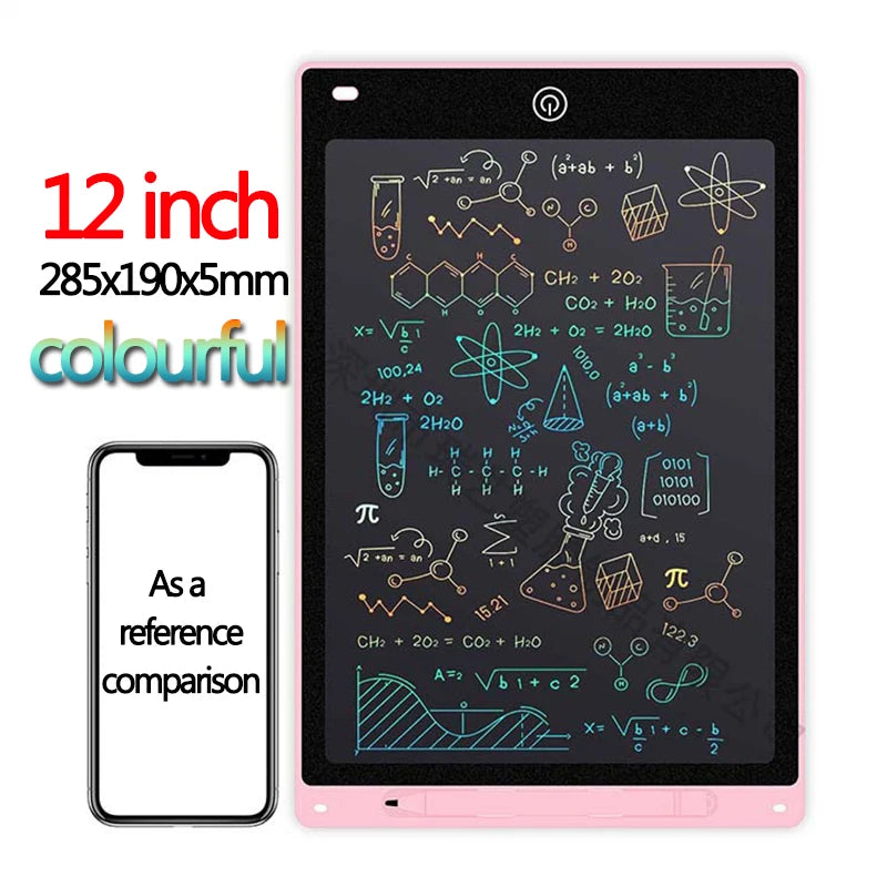 10/12-Inch LCD Writing Tablet - Kids Graffiti Sketchpad and Handwriting Blackboard - Magic Drawing Board Toy for Children's Gift