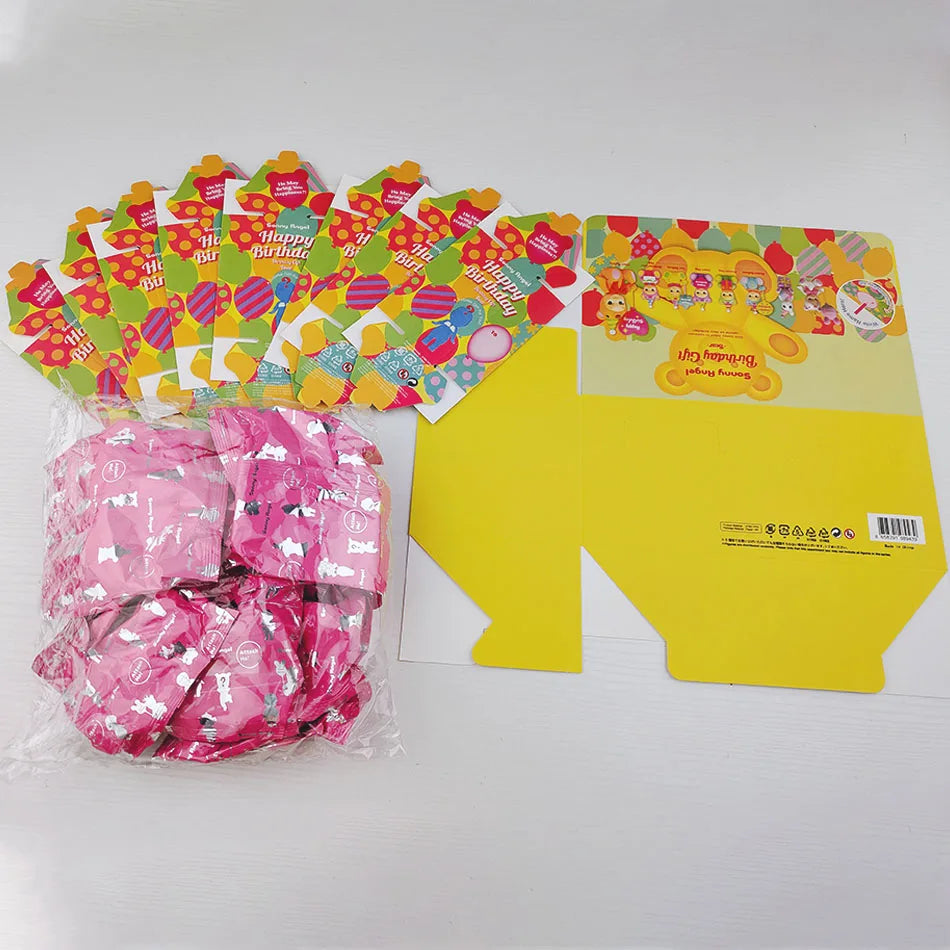 New Sonny Angel Blind Box – Birthday Series Animal Anime Figures, Cute Desktop & Car Ornaments, Christmas Gift