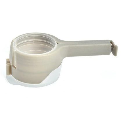 Food Storage Bag Clips with Pour Spouts - Kitchen Chip Sealer Clips, Plastic Cap for Freshness