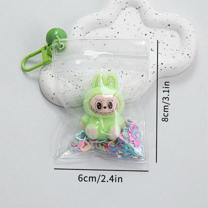 Cartoon Key Ring – Cute Backpack Pendant Gift for Students and Couples
