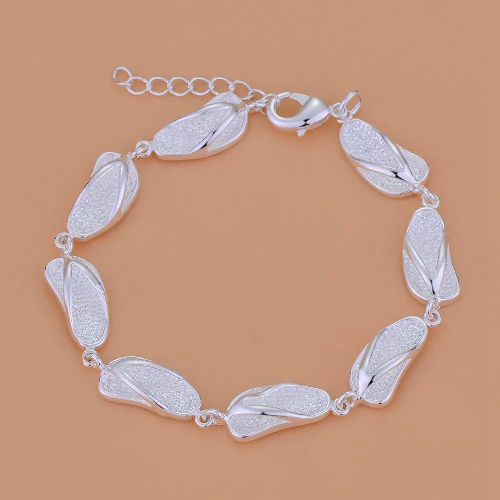925 Sterling Silver Bead Bracelet – High-Quality Romantic Chain for Women, Fashion Jewelry Gift for Engagement, Party & Wedding
