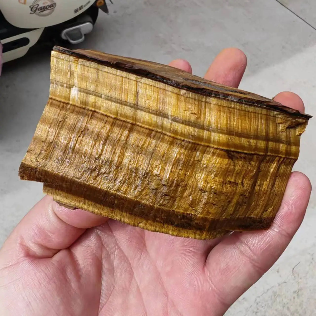 Natural Tiger Eye Rough Stone - Raw Quartz Crystal Mineral Specimen