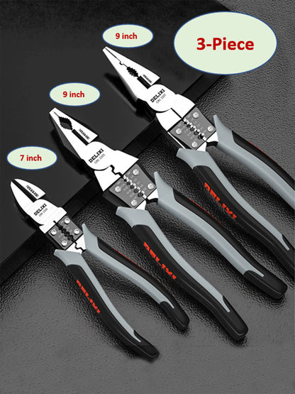 Multifunctional Universal Diagonal & Needle Nose Pliers – Electrician Wire Cutters and Hand Tools