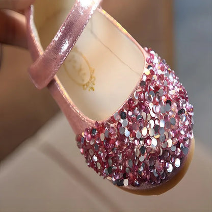 KushyShoo 2021 Girls’ Glitter Princess Shoes – Toddler Dance & Casual Sandals for Spring