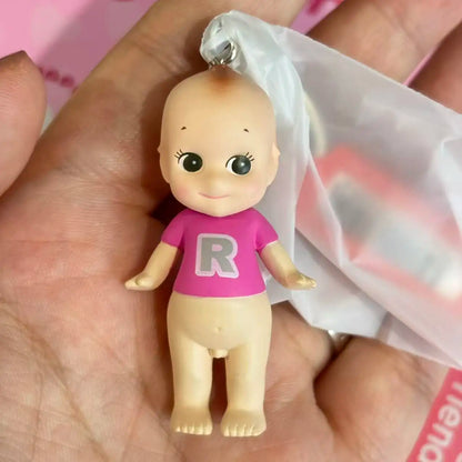 Sonny Angel Mini Figure – Letter Series Alphabet Keychain, No Box or Bag
