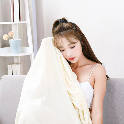 New Coral Velvet Bath Skirt – Soft, Absorbent, Thickened Wearable Bath Towel with Elastic Edge for Women, Quick Dry