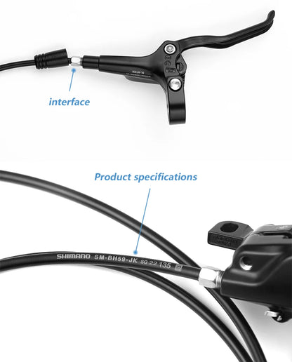 Shimano MT200 MTB Hydraulic Disc Brake Set – 160mm Rotors, BR-BL Calipers for Mountain Bike Cycling Parts
