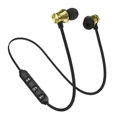 XT11 Wireless Sports Earphones – In-Ear Waterproof Neckband Bluetooth Headset with Mic