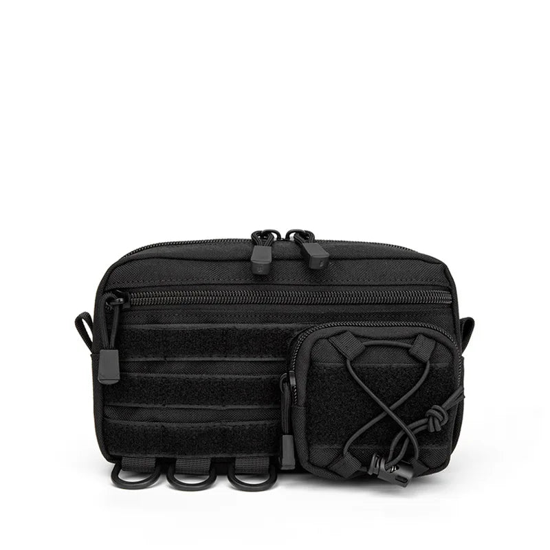 1000D EDC Molle Organizer Pouch – Horizontal Utility Tool Bag, Outdoor Waist Pack for EMT, Hunting & Fanny Pack Use