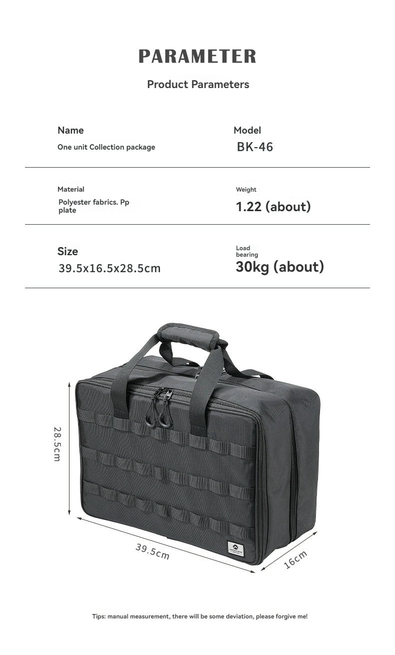 CAMPINGMOON BK-46 Large Capacity Storage Bag – Outdoor Tactical IGT Module Organizer