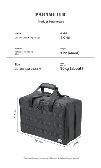 CAMPINGMOON BK-46 Large Capacity Storage Bag – Outdoor Tactical IGT Module Organizer
