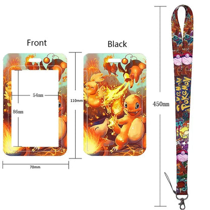 Pikachu Neck Strap Lanyard for Keys – ID Badge Holder, Keychain, Key Rings, Fashion Accessory Gift