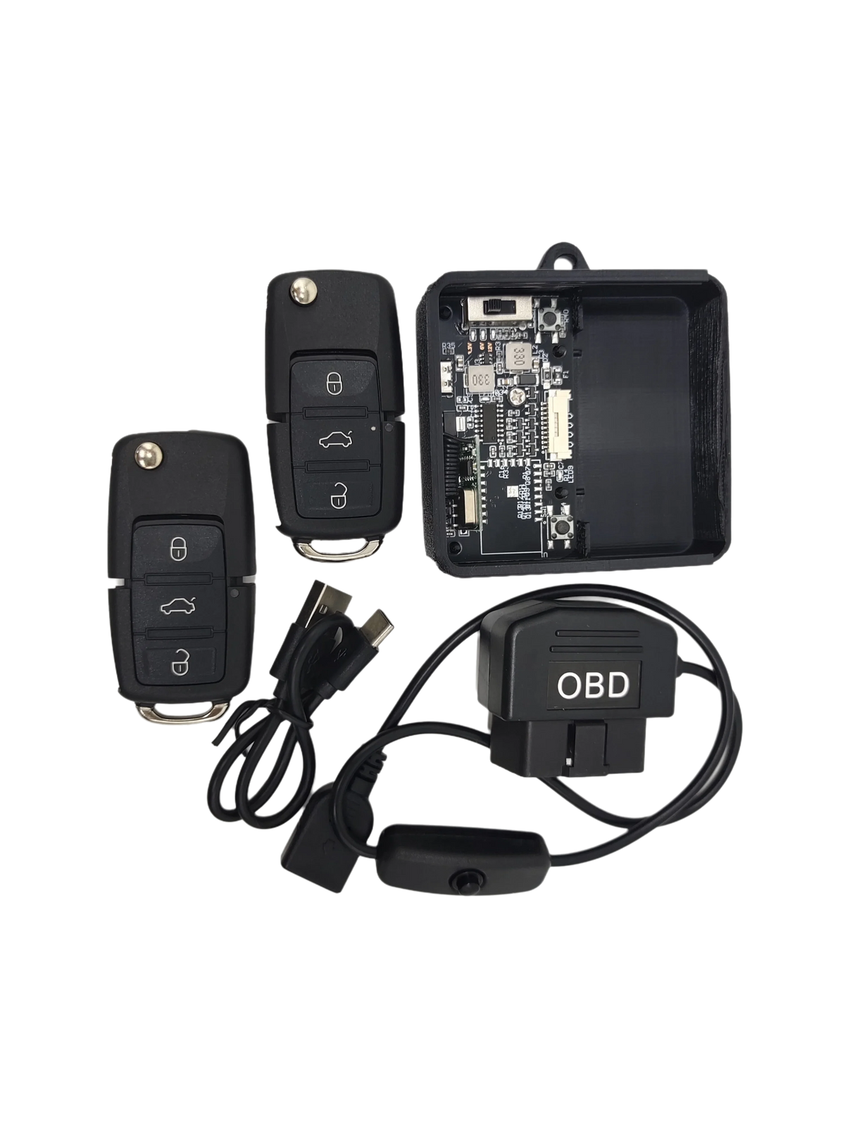 Car Key Universal Adapter Box - KEYDIY Remote Control Duplicator 433.92MHz Key Fob Programmer & Gate Remote Clone Tool