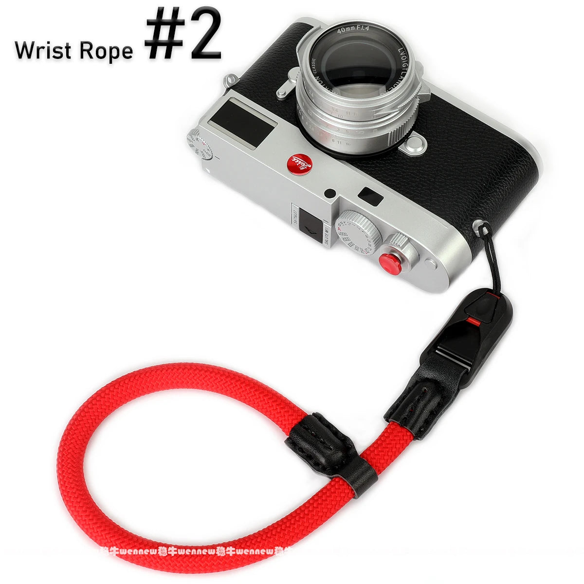 Nylon Rope Sling Quick Release Camera Strap – Wrist & Neck Shoulder Strap for Fujifilm, Sony, Nikon, Canon & Leica Mirrorless Cameras