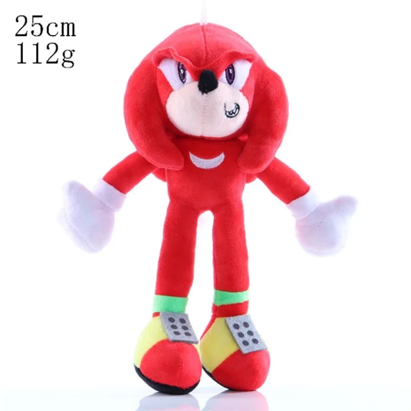 Super Sonic Hedgehog Plush Dolls — Shadow, Amy Rose, Knuckles, Tails Anime Stuffed Toy Gift for Kids