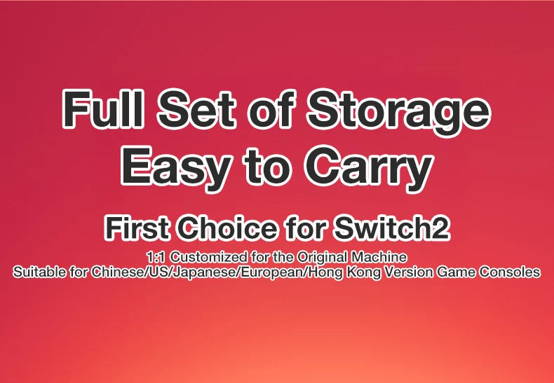 Large Waterproof Carrying Bag for Switch 2 – Travel Storage Case with Charger & Handle Slot, Anti-Scratch Game Accessories Organizer