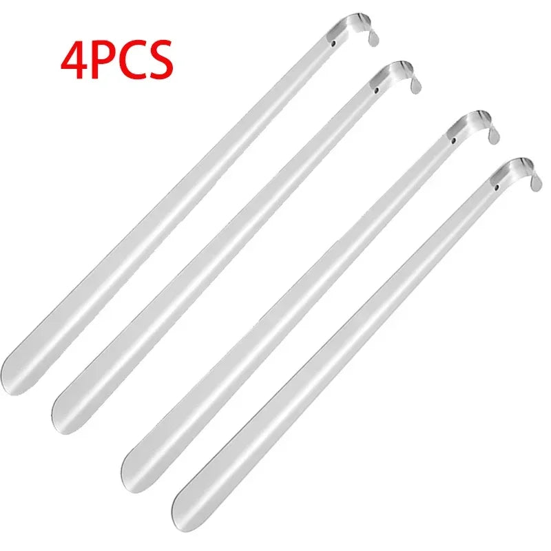 52cm Extra Long Stainless Steel Shoehorn – Silver Metal Shoe Remover and Lifter Aid Tool