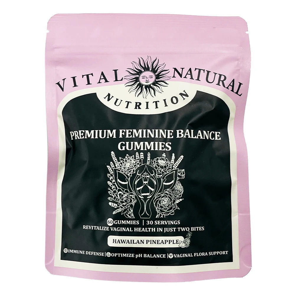 Vital Source Feminine Balance Gummies — Hawaiian Pineapple Flavor Women’s Wellness Supplement
