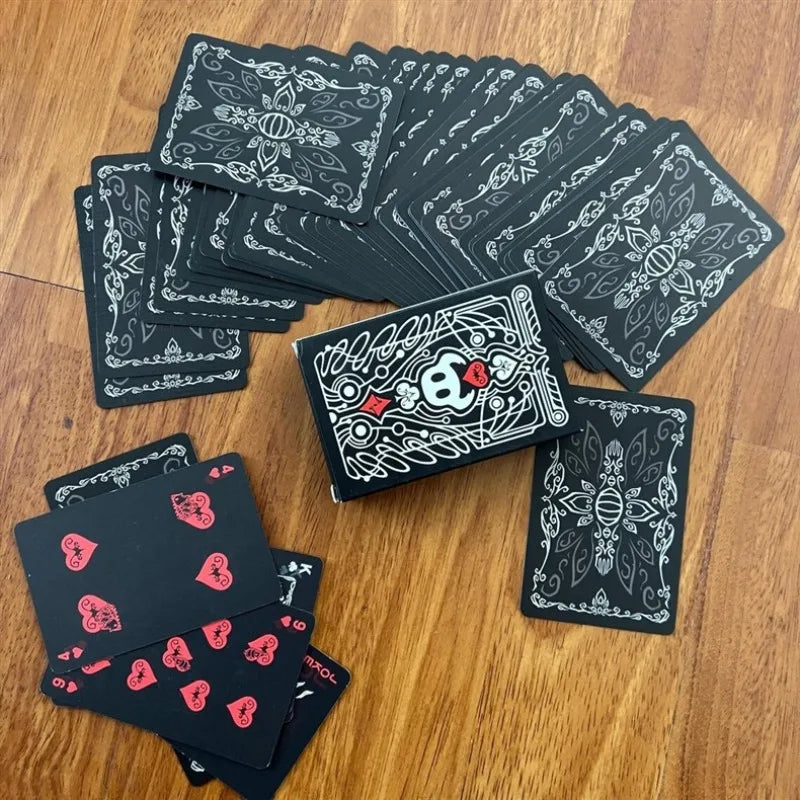 Hollow Knight Standard Poker Card Set — Black & White Playing Cards, Portable Creative Board Game Gift Collection