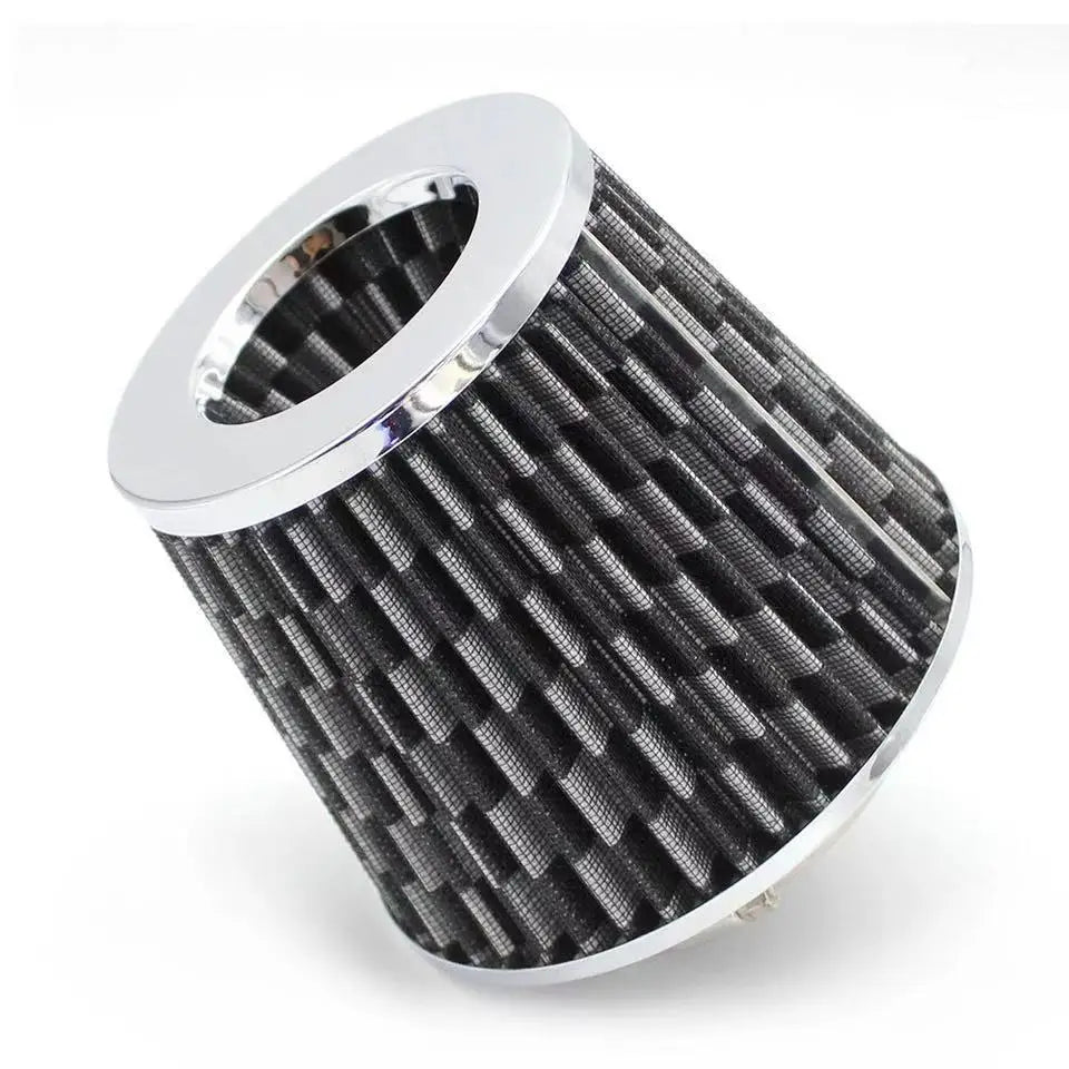 76MM 3-Inch Car Air Filter — High-Flow Mesh Cone Intake Kit, Engine Vent Protector, Universal Auto Replacement Accessory