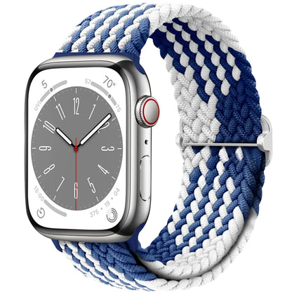 Braided Solo Loop Apple Watch Band – Stretch Nylon Bracelet Strap for Series SE, 6–11 & Ultra 2 (40mm–49mm) Adjustable Correa