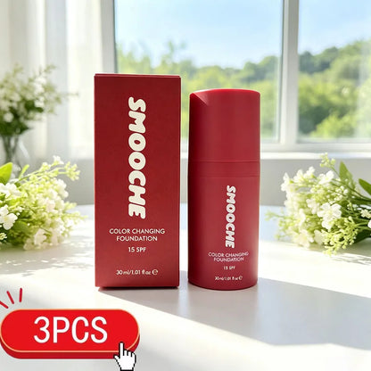 SMOOCHE Adaptive Skin Tone Foundation - Lightweight Moisturizing Waterproof Makeup with Radiance-Boosting Finish