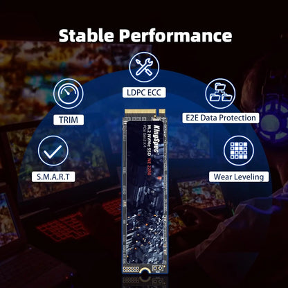 KingSpec M2 SSD NVMe – 128GB, 256GB, 512GB, 1TB PCIe 3.0 Internal Solid State Drive for Laptop & Desktop 2280