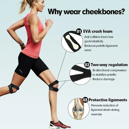 1pc Knee Protection Fitness Equipment - Support for Active Workouts