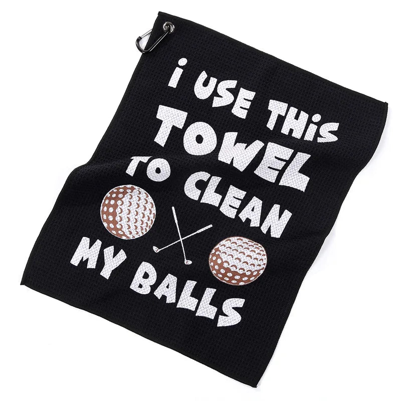 Golf Towel – Digital Print Logo, Super Absorbent & Soft Skin-Friendly Towel for Golf Course