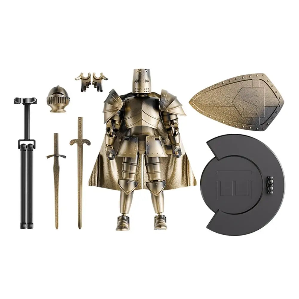 Multi-Jointed Medieval Knight Action Figure – Fully Flexible 360° Movable Body Model Figurine